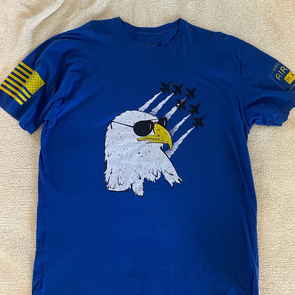 Grunt Style Blue Eagle Tee